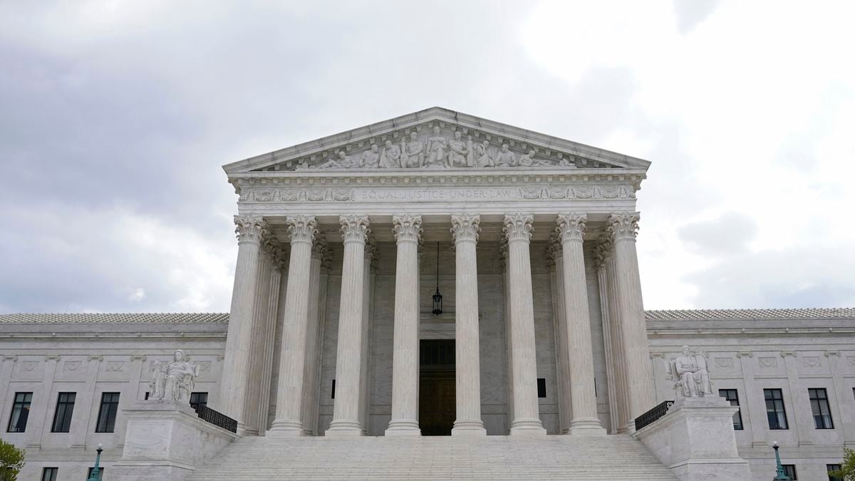This photo shows the Supreme Court in Washington, Thursday, April 22, 2021.