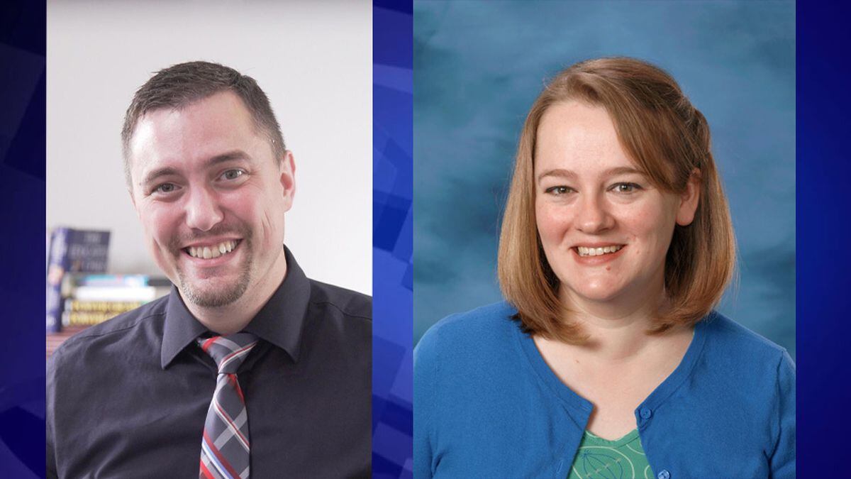 Luke Henke and Meg Richard have been named finalists for math and science awards.
