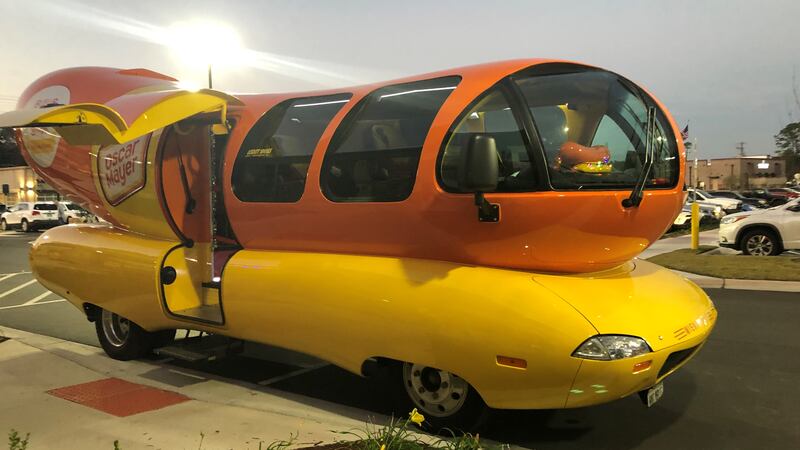 Not only do hot doggers get to drive the Wienermobile through 20 states, but they also get to...