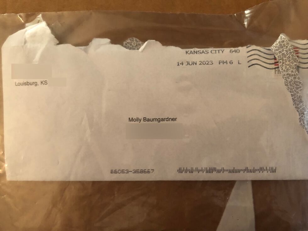 KCTV5 News spoke to Sen. Molly Baumgardner on Friday evening. She shared a picture of an...