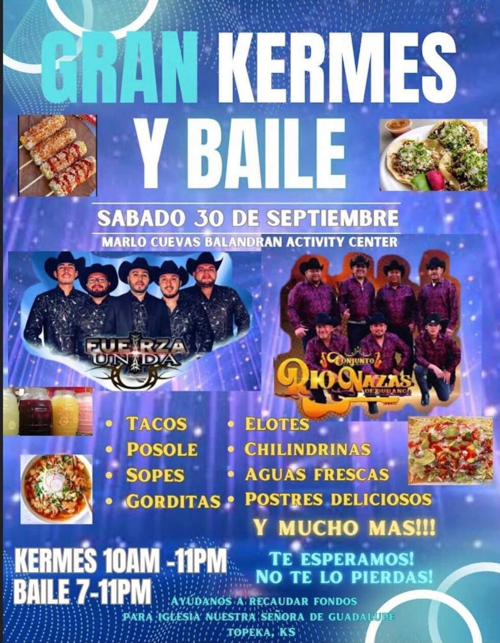 Members with Our Lady of Guadalupe Church are hosting a food sale with live music to raise...