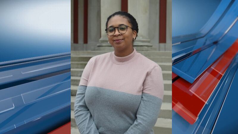 Elizabeth S. Humphrey, the curator of the Mulvane Art Museum’s current exhibition, “There Is a...