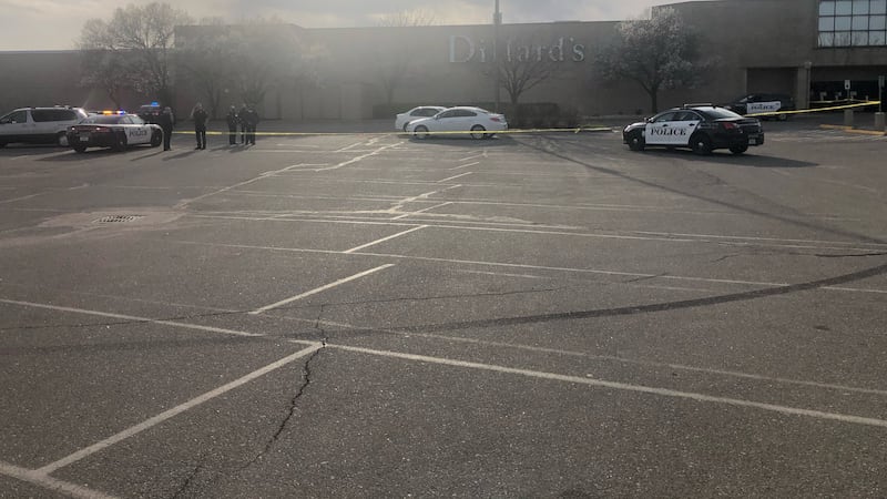 Scene of shooting in Thursday's road rage incident, which ended in a Manhattan Town Center...