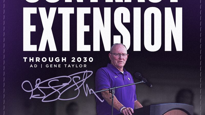 Kansas State University announced a contract extension for Athletics Director Gene Taylor.