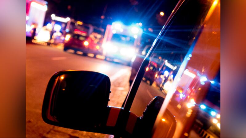 Police say a woman in Minnesota died after a rock went through her car's windshield.