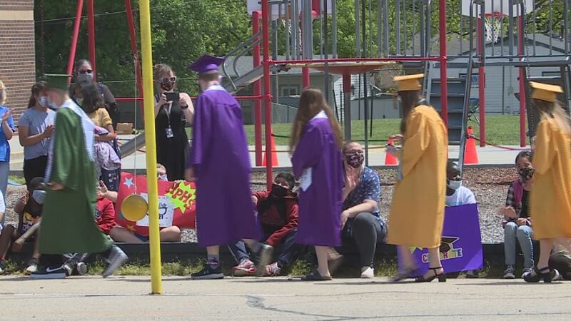 McClure Graduation Walk