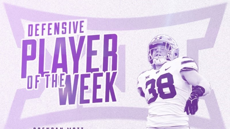K-State DE Brendan Mott wins DPOW