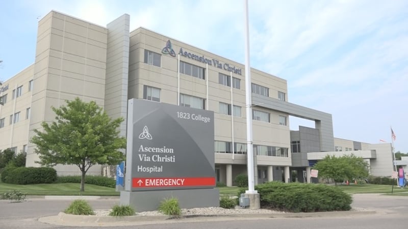 FILE - Ascension Via Christi Hospital in Manhattan