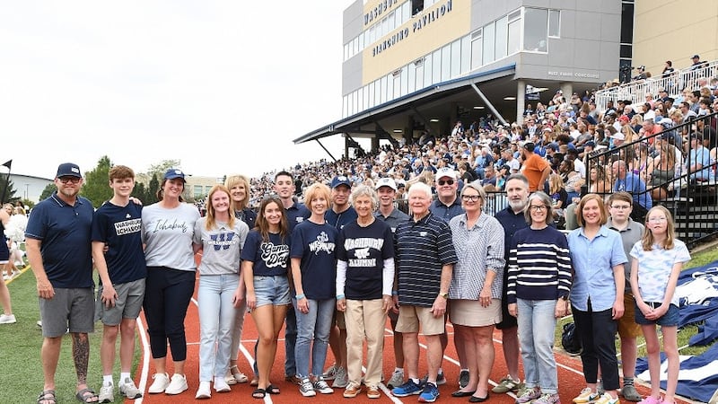 Washburn University named the Hendrickson/Robinson/Steiner family as the 2023 Family of the Year.
