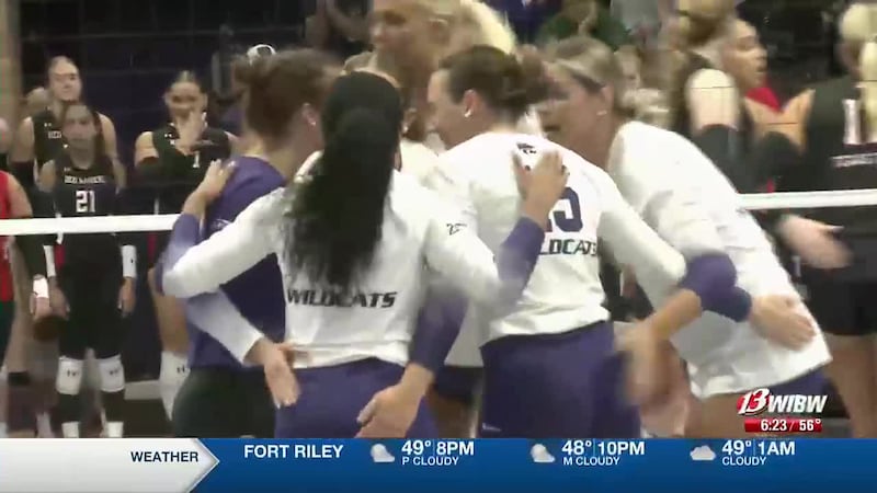 K-State volleyball against Texas Tech