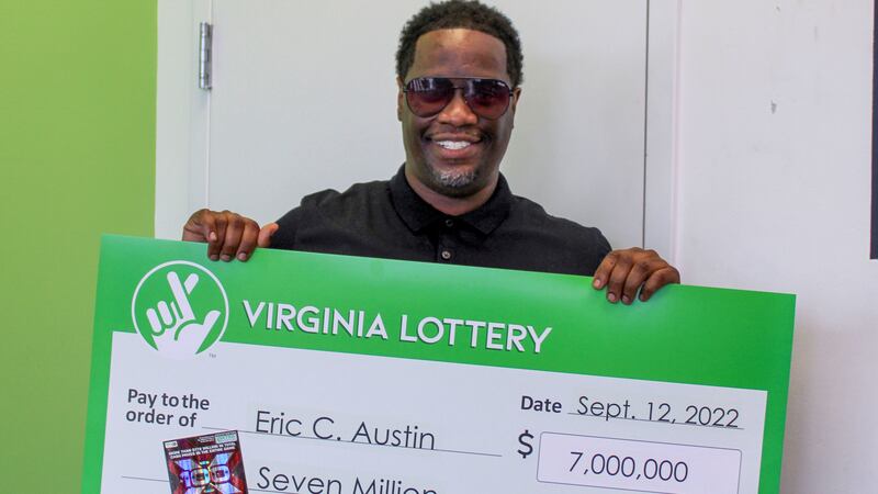 As Eric Austin scratched off the tickets in his office in Virginia, he discovered he had won...